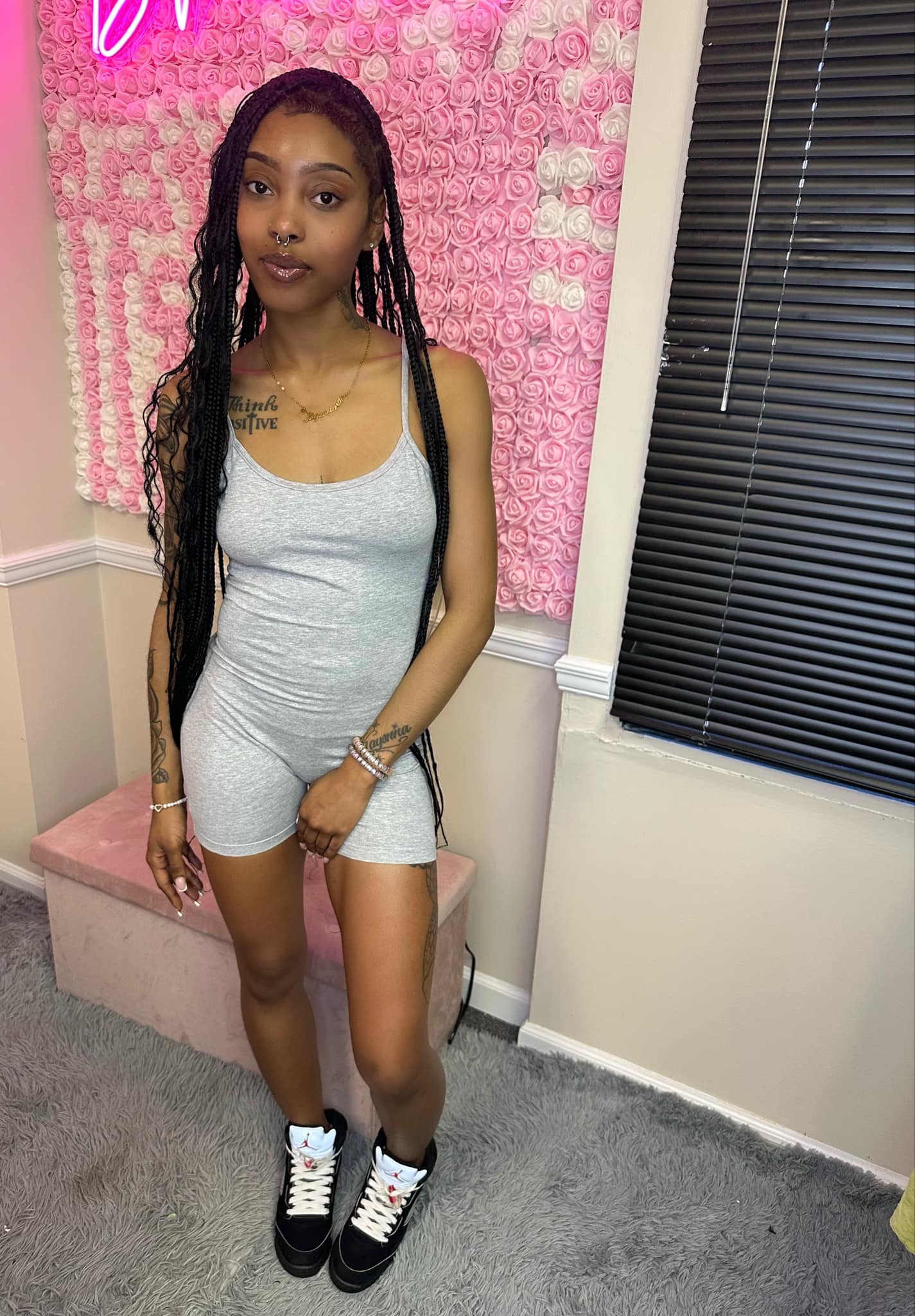 Grey Romper